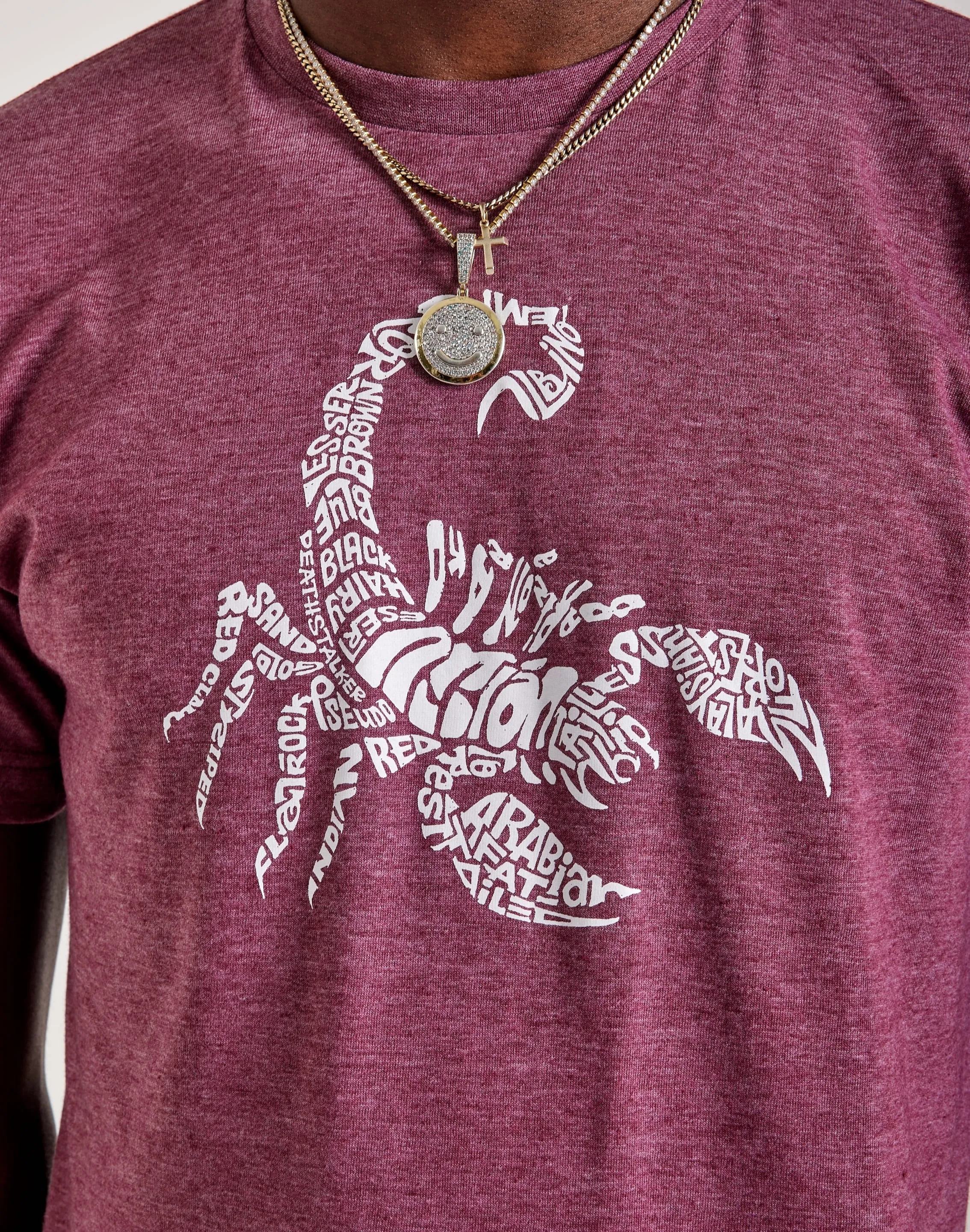 LA Pop Art Word Art Scorpion Tee Sun Protection Fabric Formal Tone
