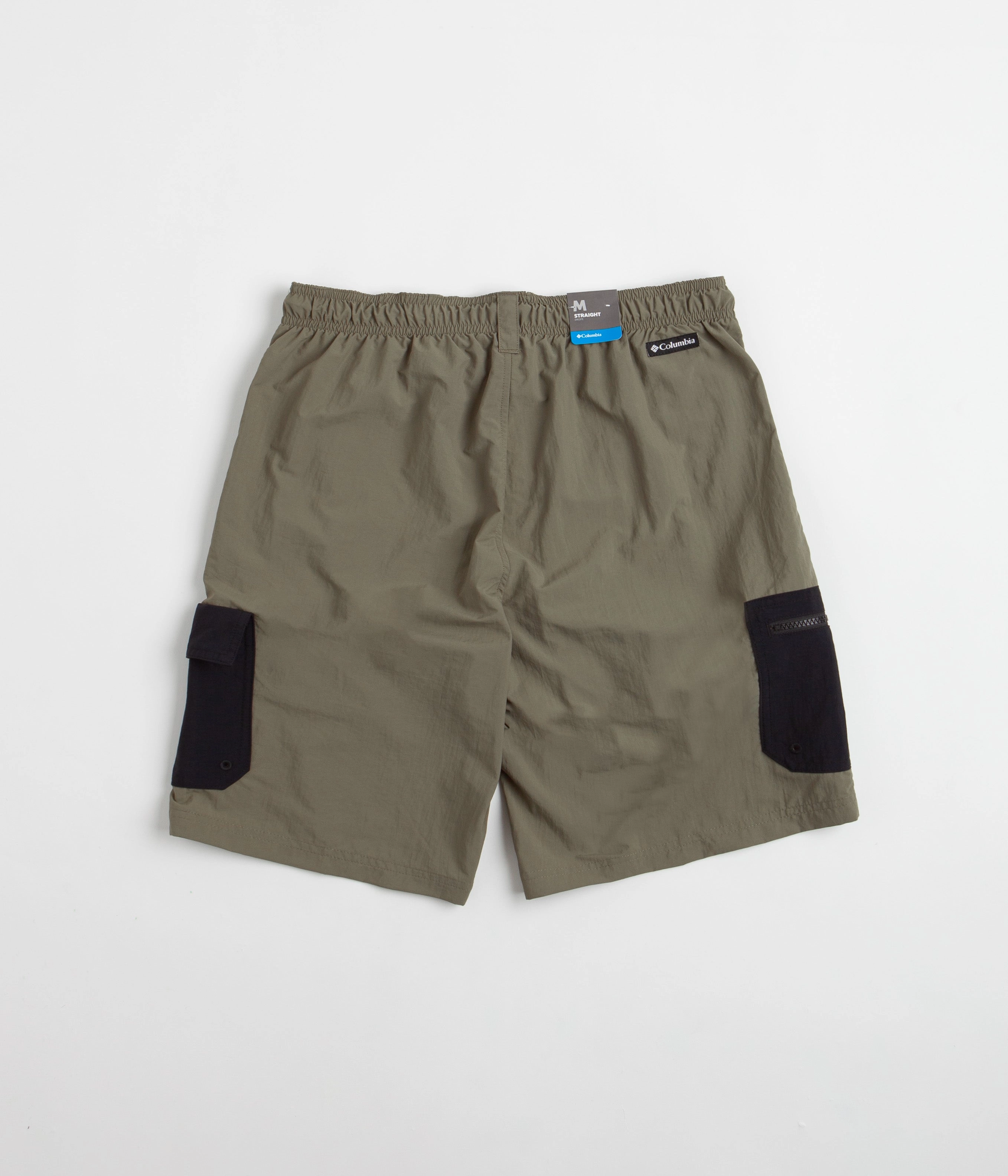 Columbia Summerdry Brief 9" Shorts - Stone Green No Ride Up Silicone Grip Active Shorts