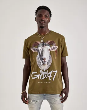 Streetz Iz Watchin Goat Tee DoubleLayered