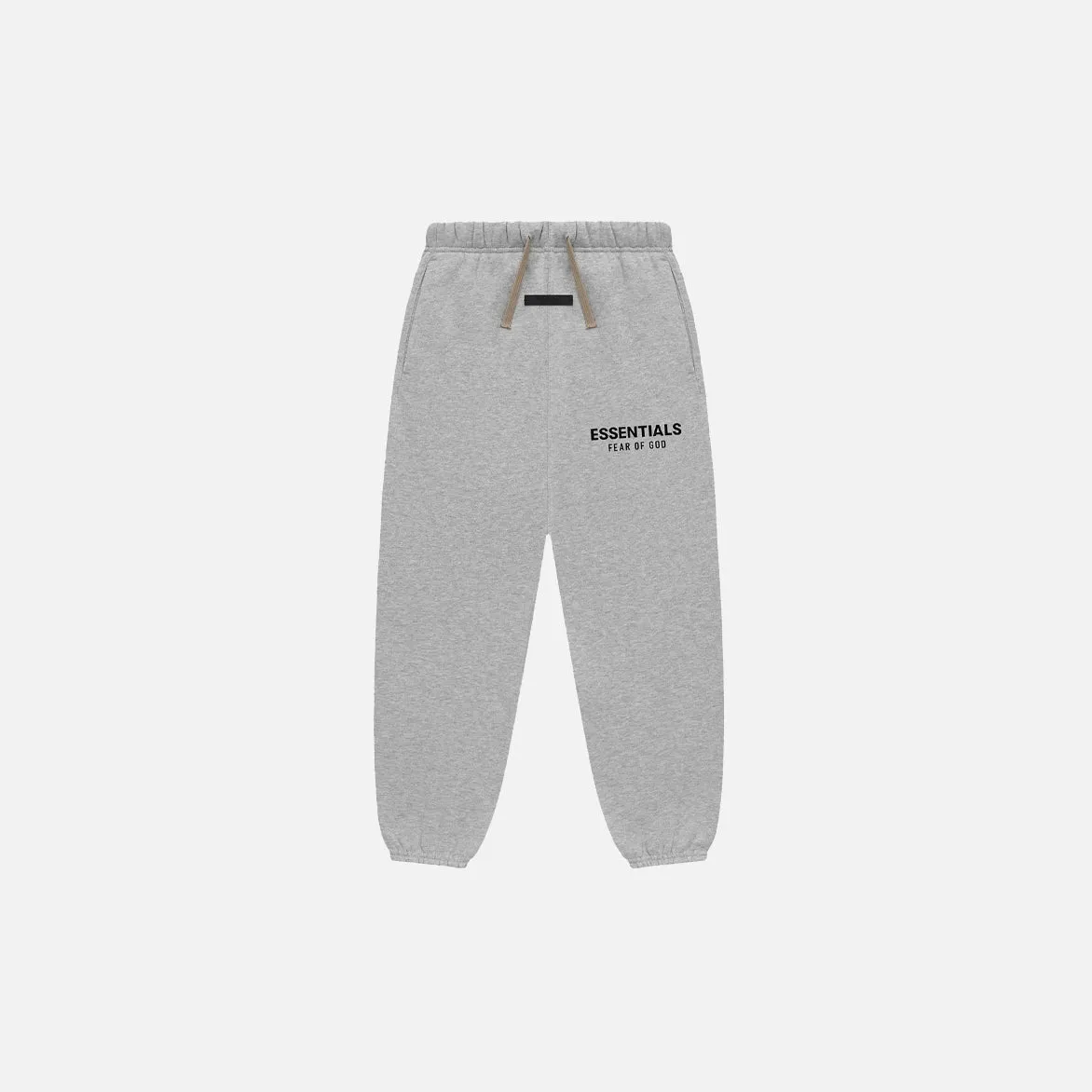 KIDS FLEECE ESSENTIAL SWEATPANT - LIGHT HEATHER GREY Recycled Polyester