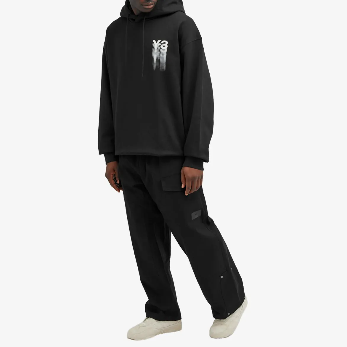 SmoothZipper OG COTTON GRAPHIC HOODIE - BLACK