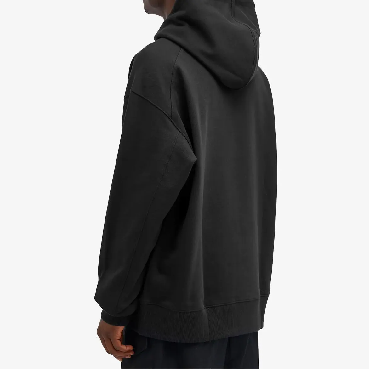 Stretch Fabric OG COTTON GRAPHIC HOODIE - BLACK