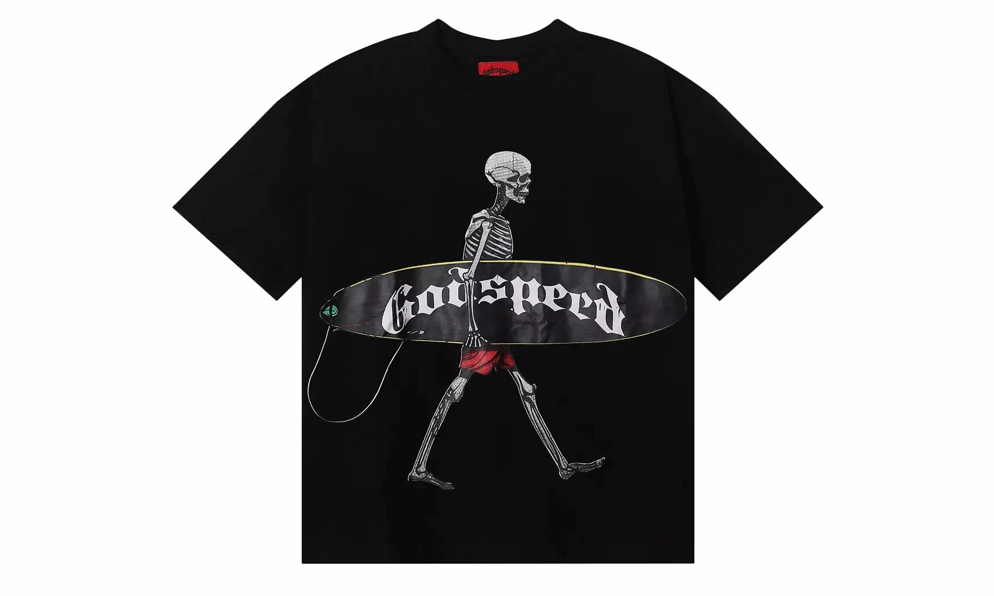 AntibacterialMaterial Moon Beam Surf Day T-Shirt "Black"