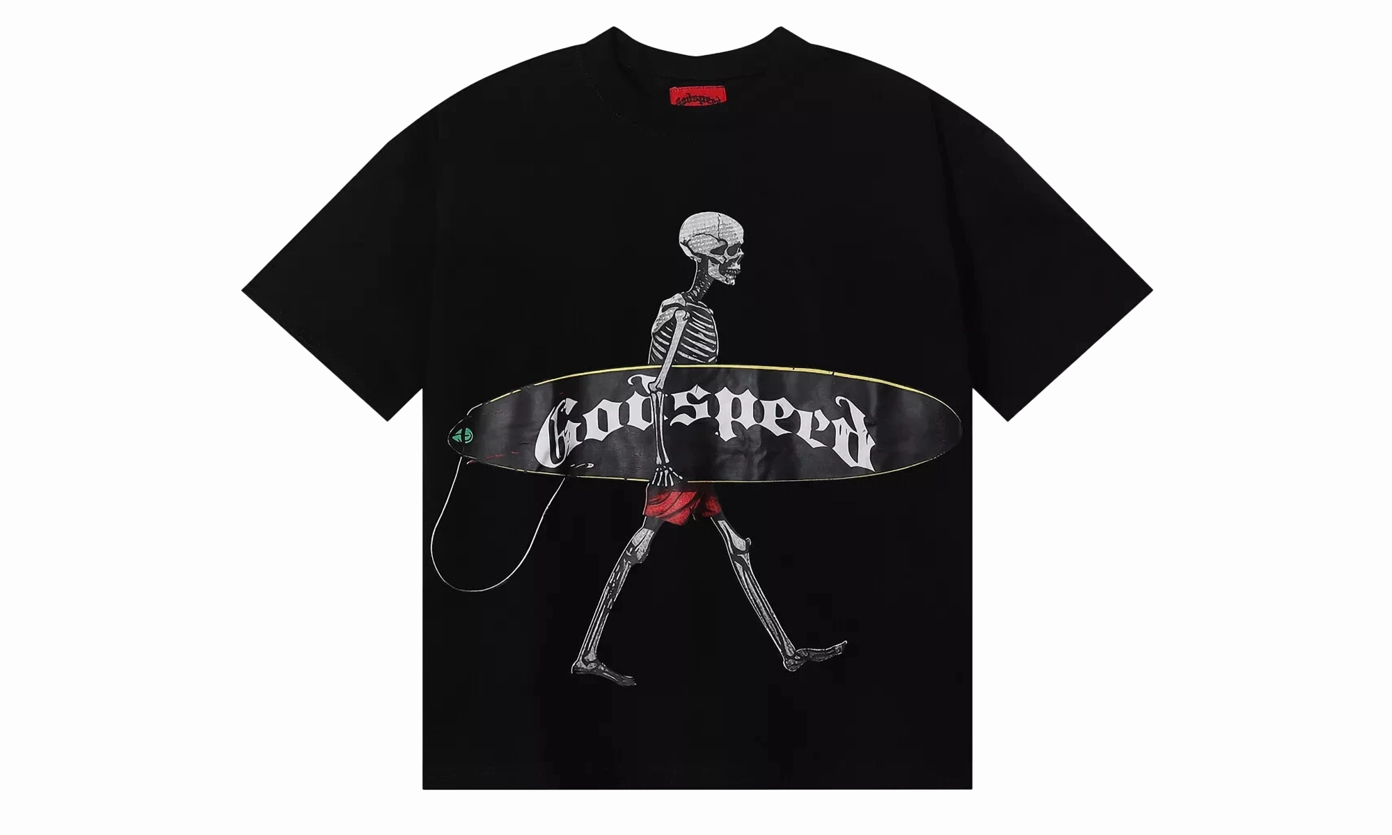 LowMaintenance Material Aerated Seam Placement Surf Day T-Shirt "Black"