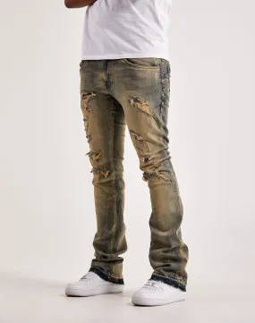 Jordan Craig Stacked Denim Jeans Smile Glow