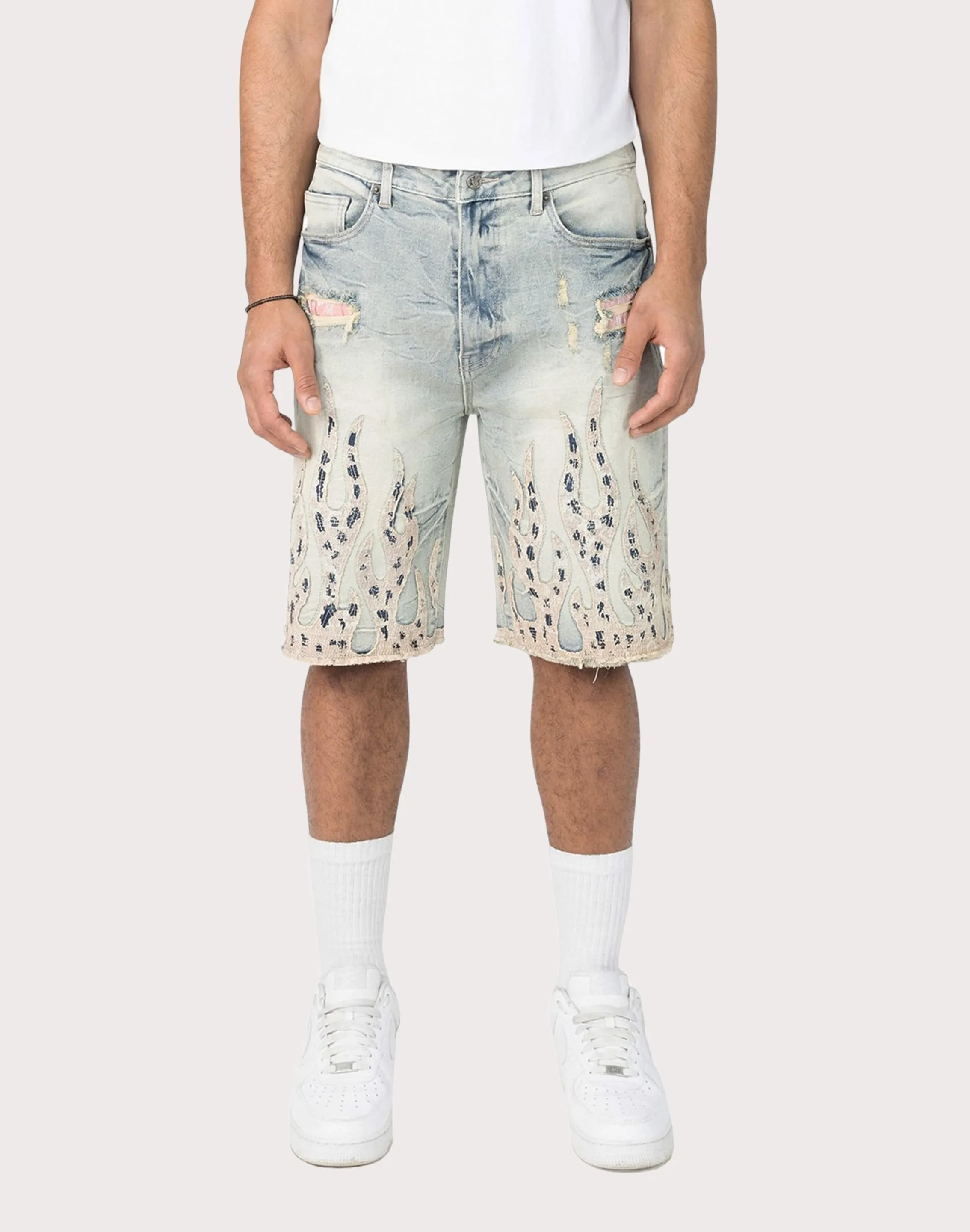 Fairy Mood Cool Frame Grindhouse Fray Flame Shorts