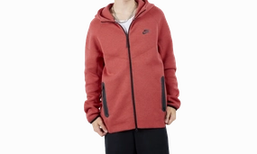 Tech Fleece Full Zip Windrunner Hoodie "Red"