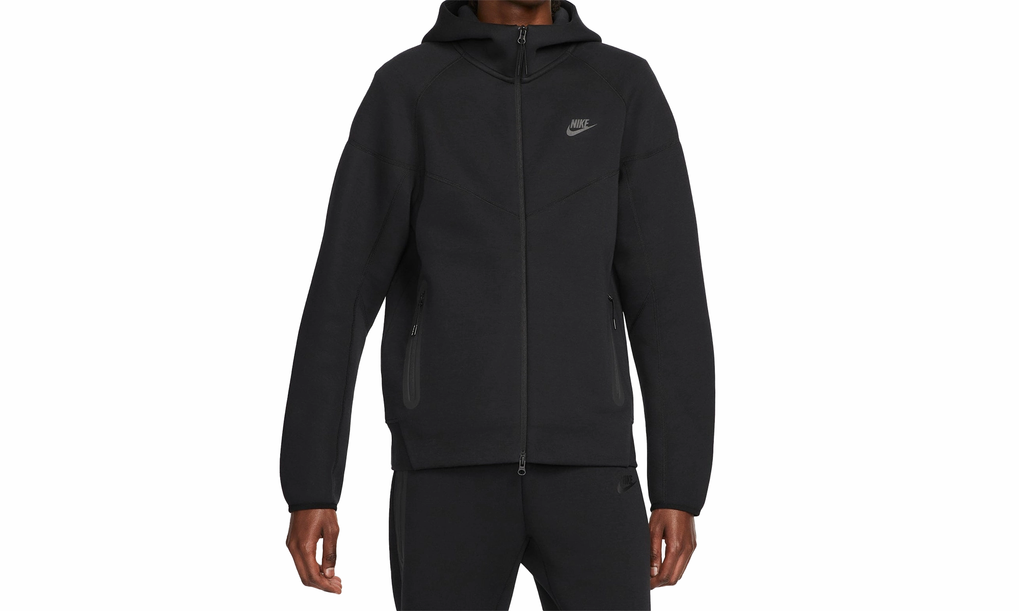 Tech Fleece Windrunner Full-Zip Hoodie "Black"