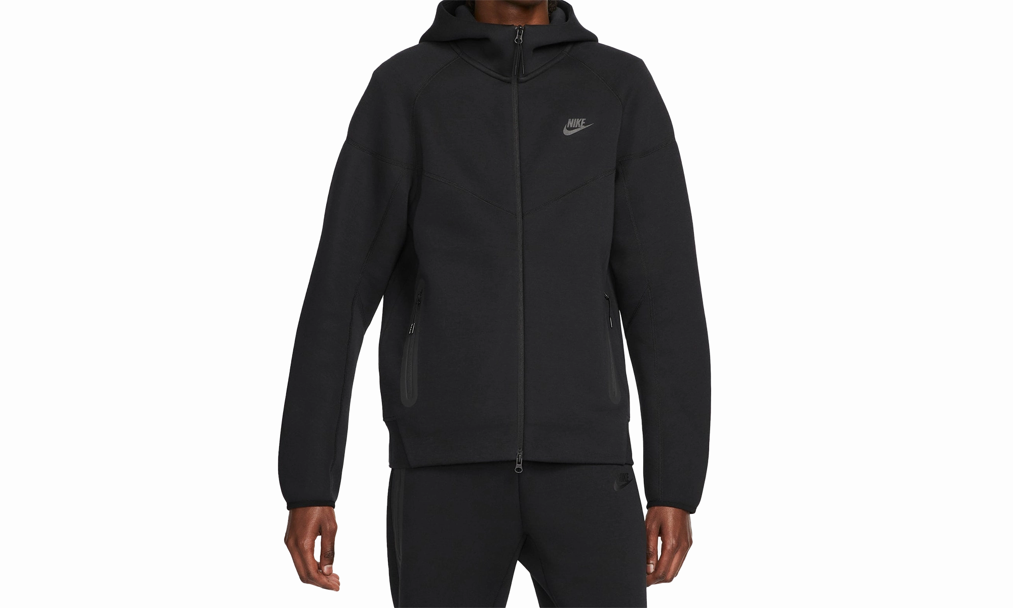 Tech Fleece Windrunner Full-Zip Hoodie "Black"