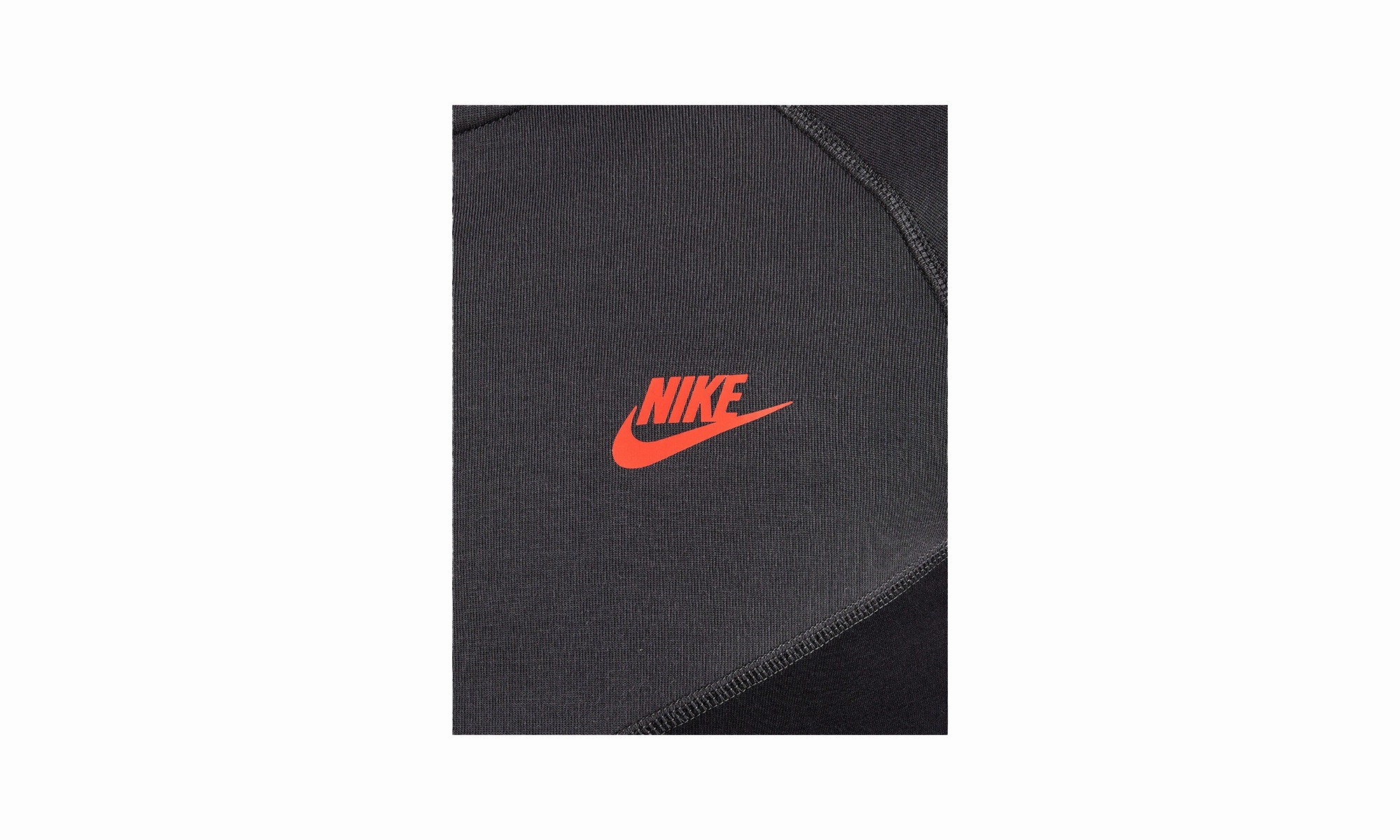 Tech Fleece Windrunner Men's Full-zip Hoodie "Black/Dark Smoke Grey/Light Crimson"
