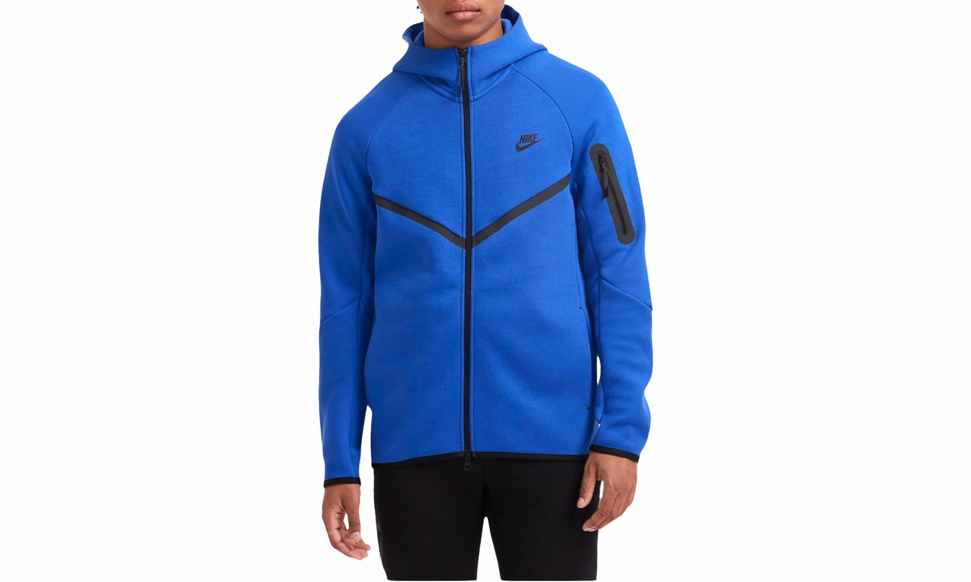 Tech Men's Full-zip Windrunner Hoodie "Game Royal/Black"
