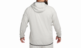 Tech Men's Lightweight Knit Full-zip Hoodie "GREY/BLACK"