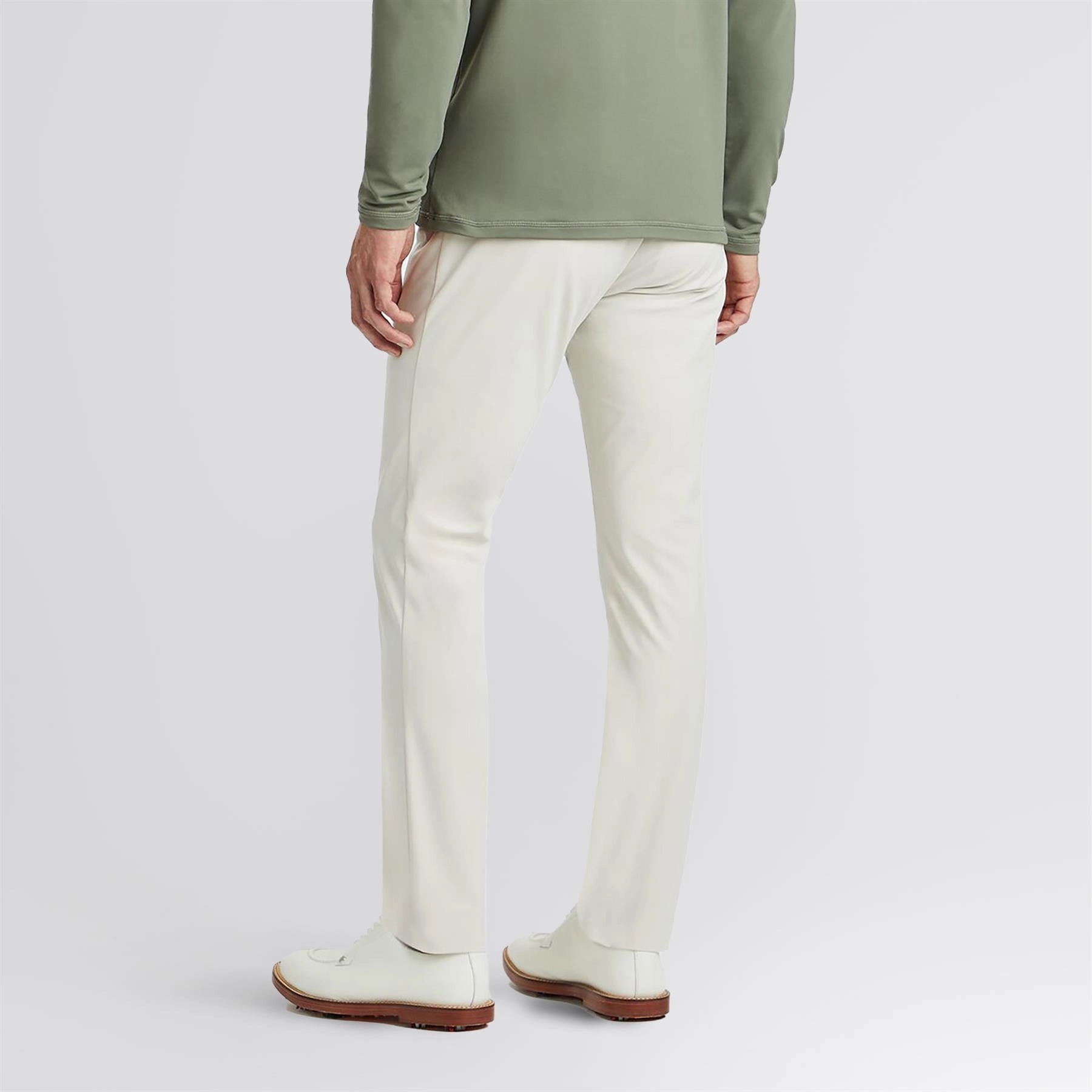 Stretch Panels Quick Flex Tech Tour Stretch Straight Leg Trousers Stone