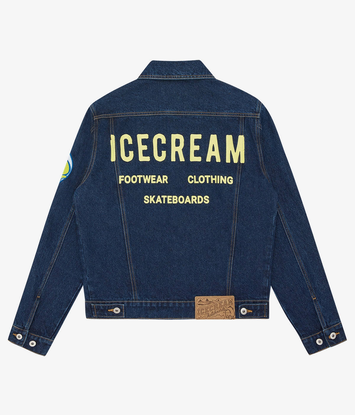 Ice Cream Cowboy Denim Trucker Jacket Belted Style