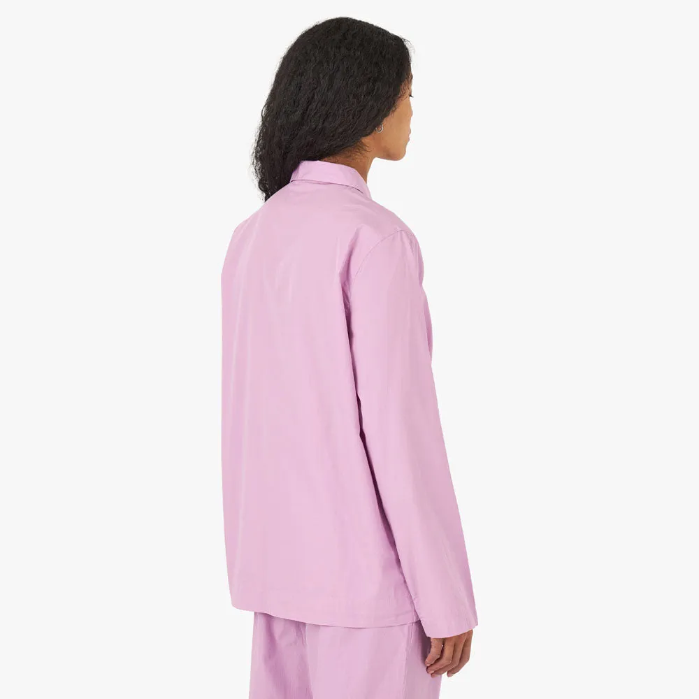 Tekla Poplin Long Sleeve Shirt / Purple Pink Dynamic Design