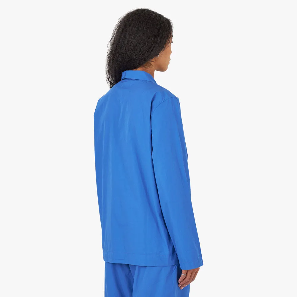 Tekla Poplin Long Sleeve Shirt / Royal Blue Relaxed Vibe
