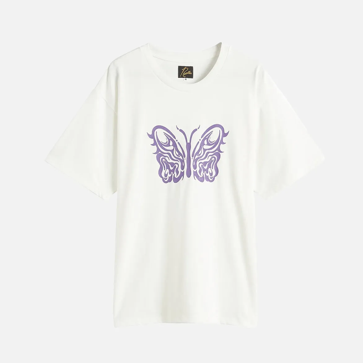 SweatAbsorbentLining KAE TANAKA X NEEDLES S/S CREW NECK TEE - OFF WHITE