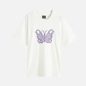 SweatAbsorbentLining KAE TANAKA X NEEDLES S/S CREW NECK TEE - OFF WHITE