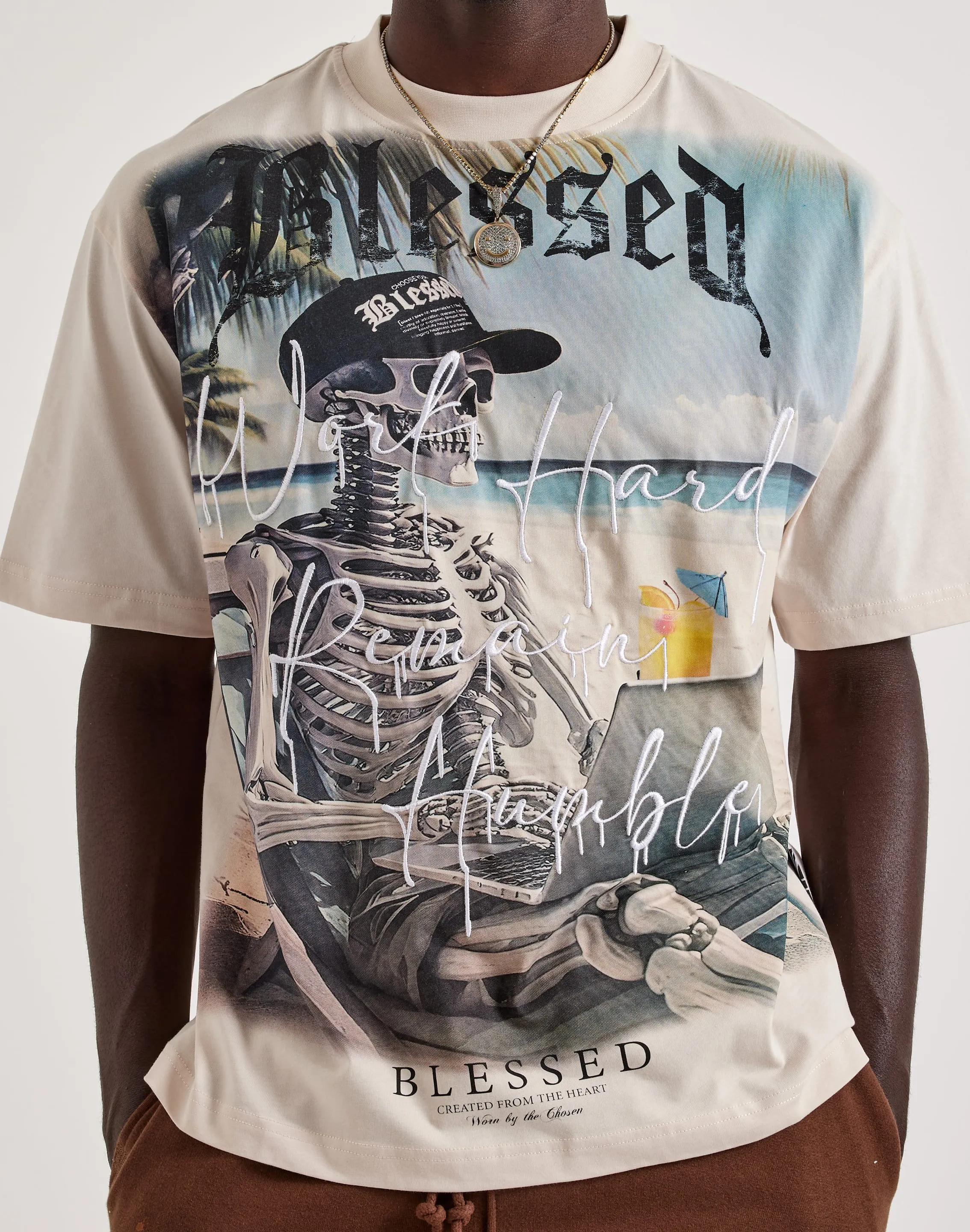 Blessed UK Beach Dayz Tee GentleWaistband Event Vibe