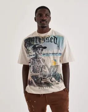 Blessed UK Beach Dayz Tee QuickDry Technology Recycled Polyester Blend