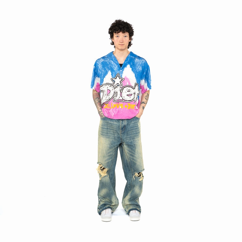 Diet Starts Monday Distressed Denim - Washed Indigo SnagFree Surface CrossBackStructure