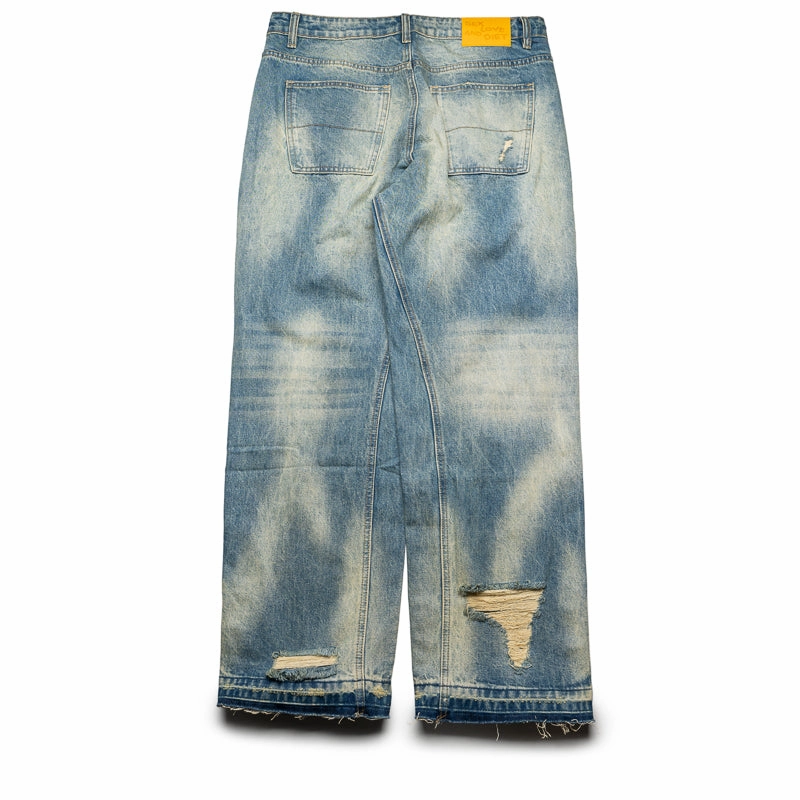 Diet Starts Monday Distressed Denim - Washed Indigo ReinforcedKnees BreathableMesh