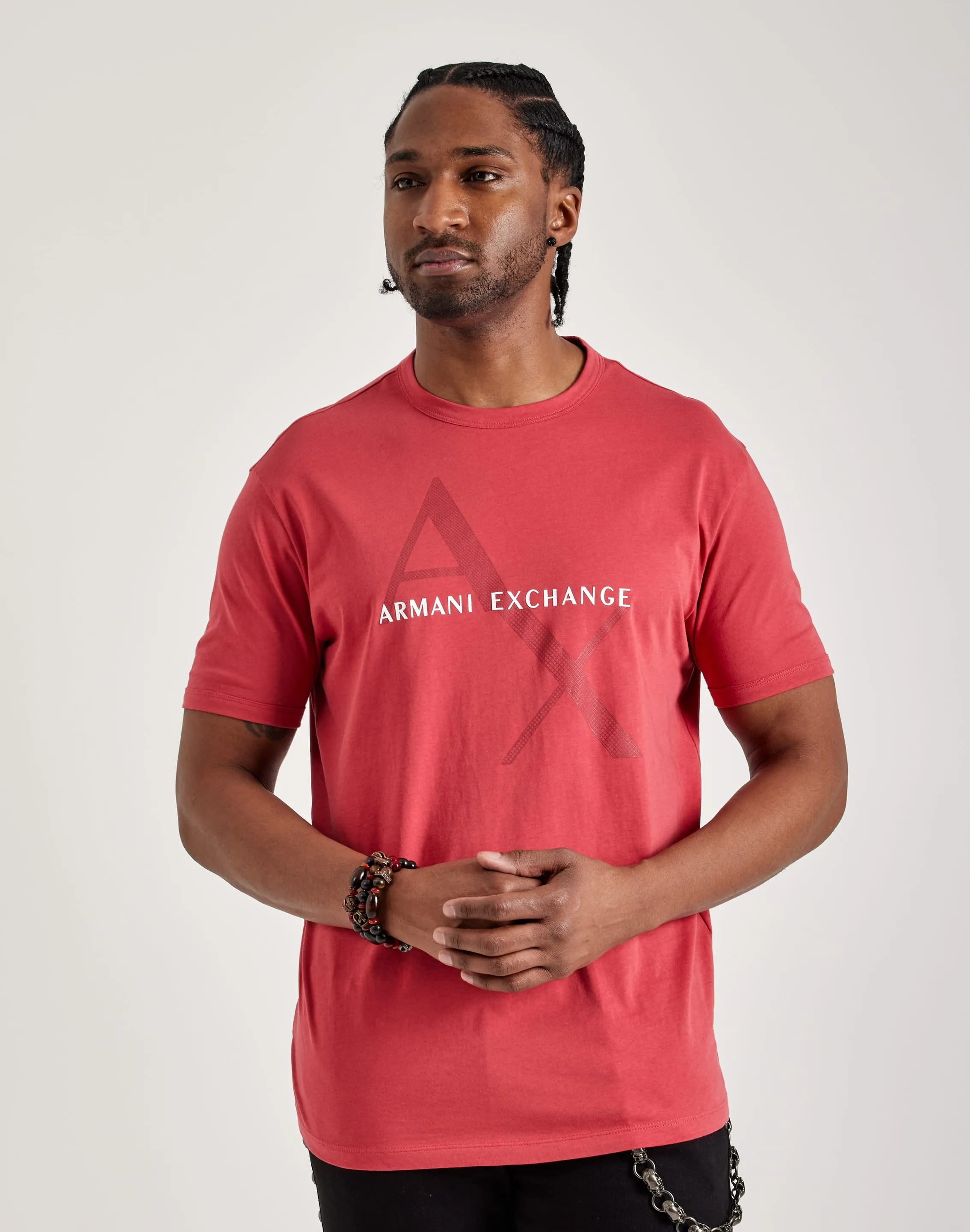 TagFreeDesign StaticResistantLining Armani Exchange Logo Tee