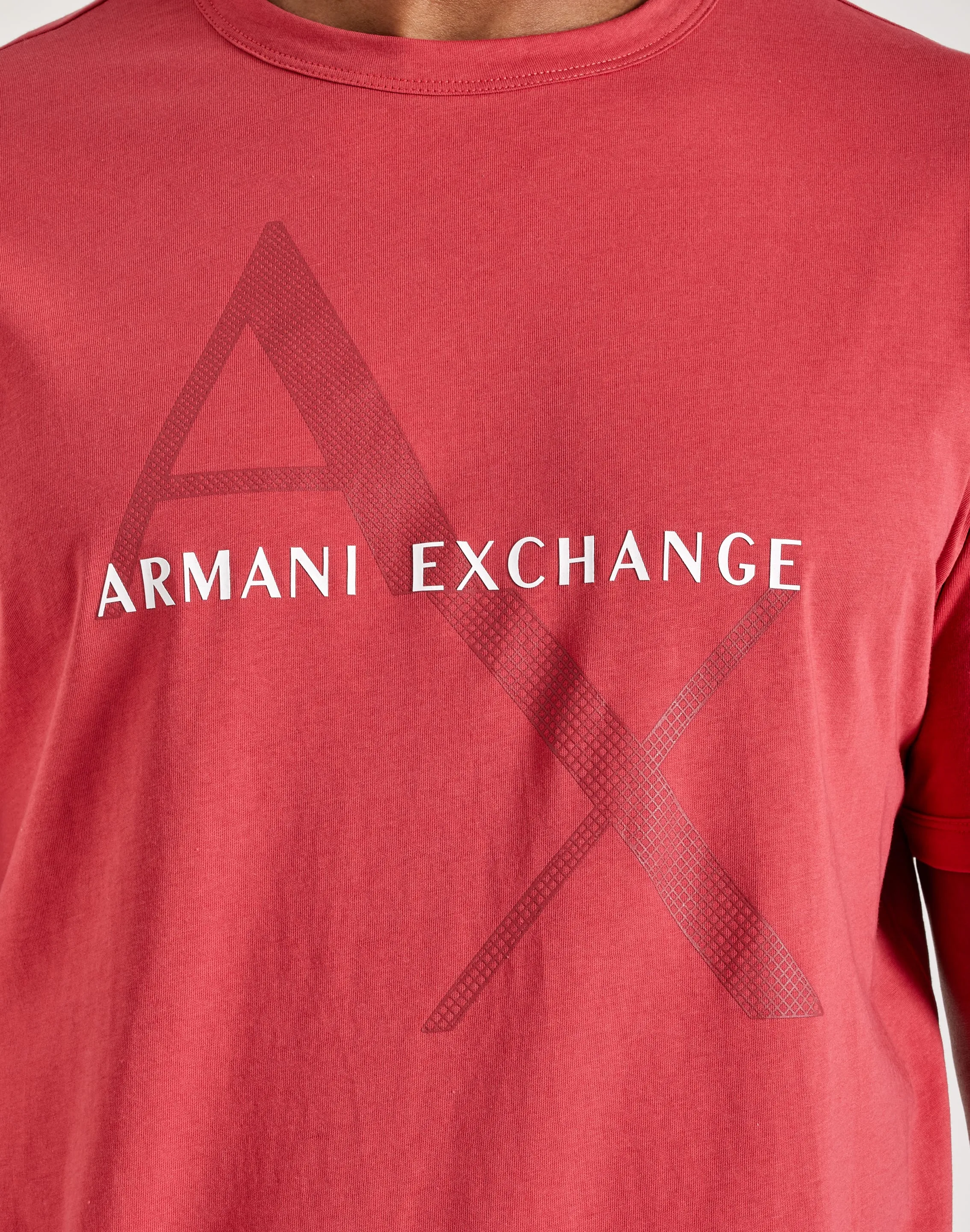Flexible Hemline Adjustable Fit Armani Exchange Logo Tee