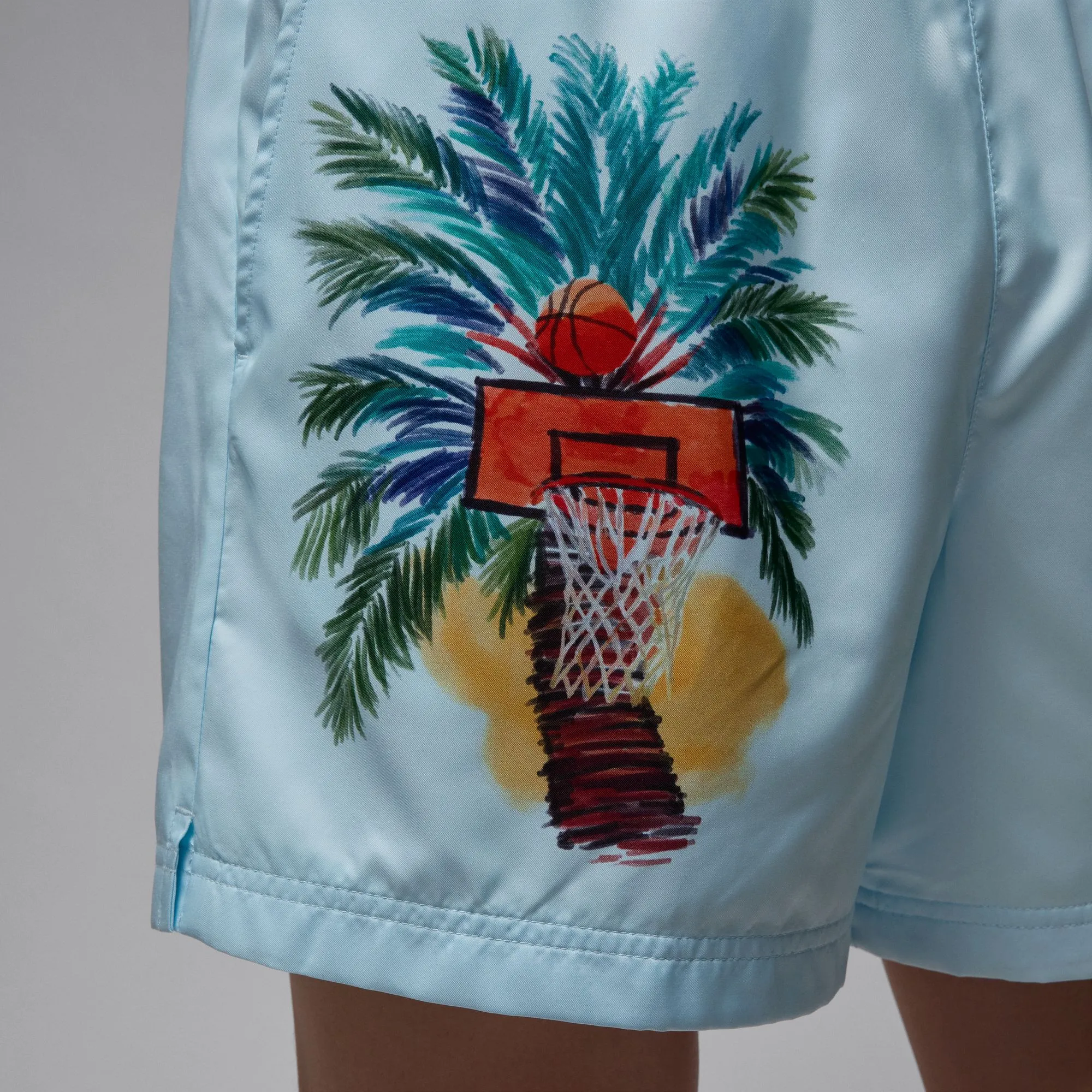 Jordan Essentials Shorts (Glacier Blue/Black) Trend Base Elite Core
