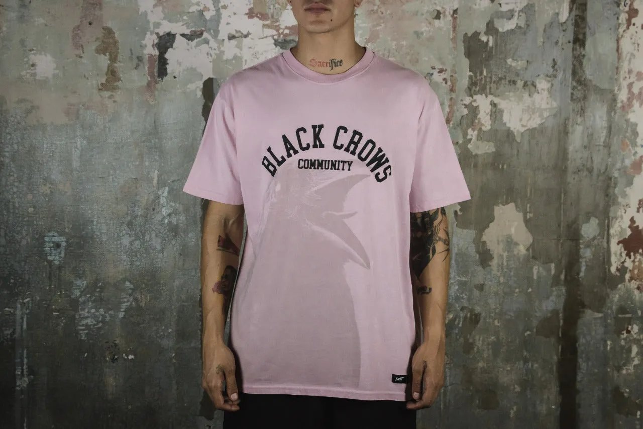 Lust BCC Pastel Crows Tee Slim Fit Design
