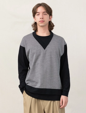 T-Shirt (Black/Birdseye) Stretch Woven Material AllDaySoftness