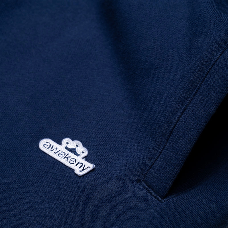 AdjustableWaistband Elastic Waistband Design Awake NY Crown Logo Sweatpant - Navy