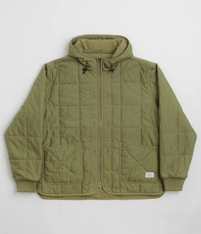 Norse Projects Military Hooded Liner Jacket - Moss Green Sombrero