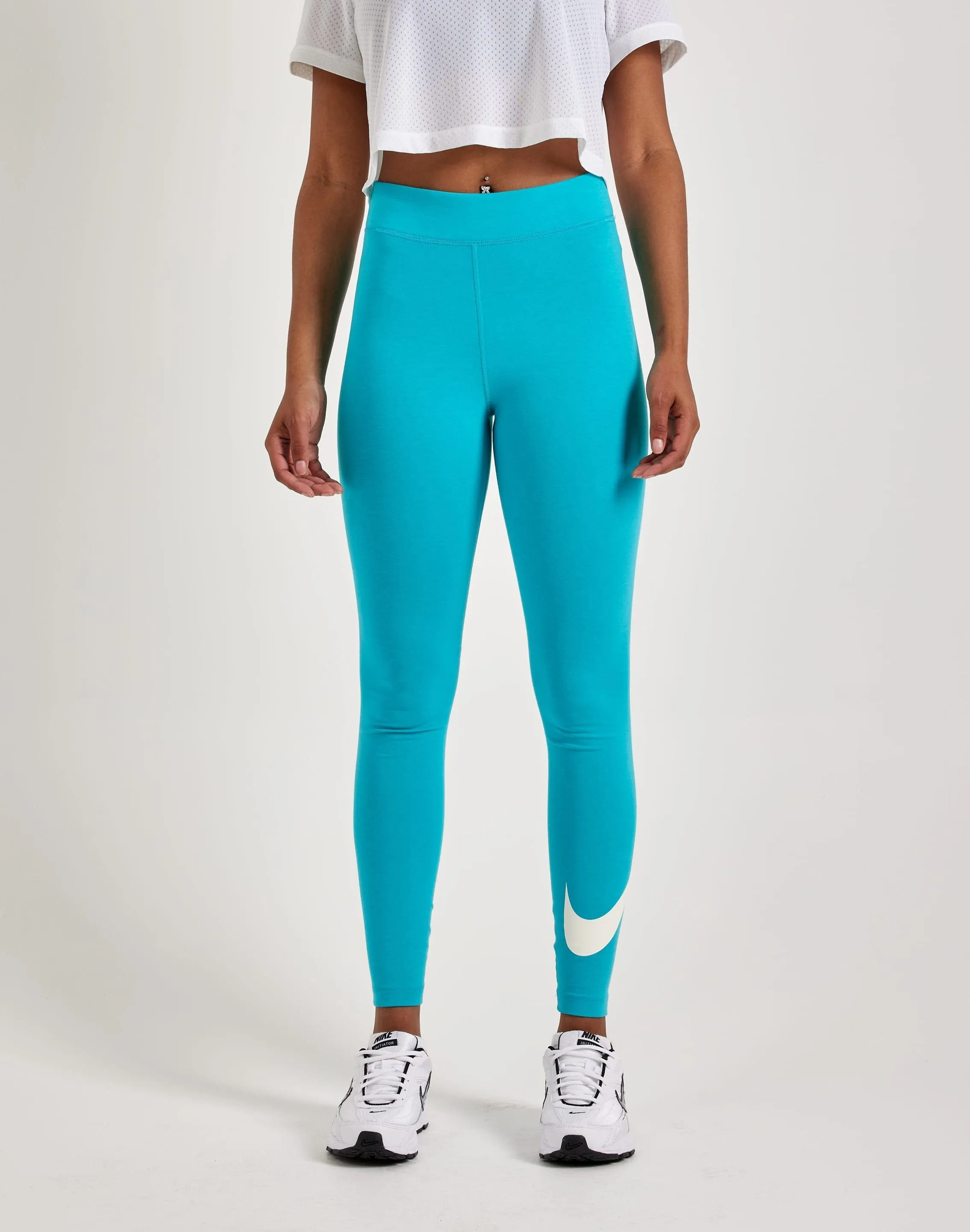 Nike Classics Essential Swoosh Leggings ShockAbsorbent Padding New Yorker