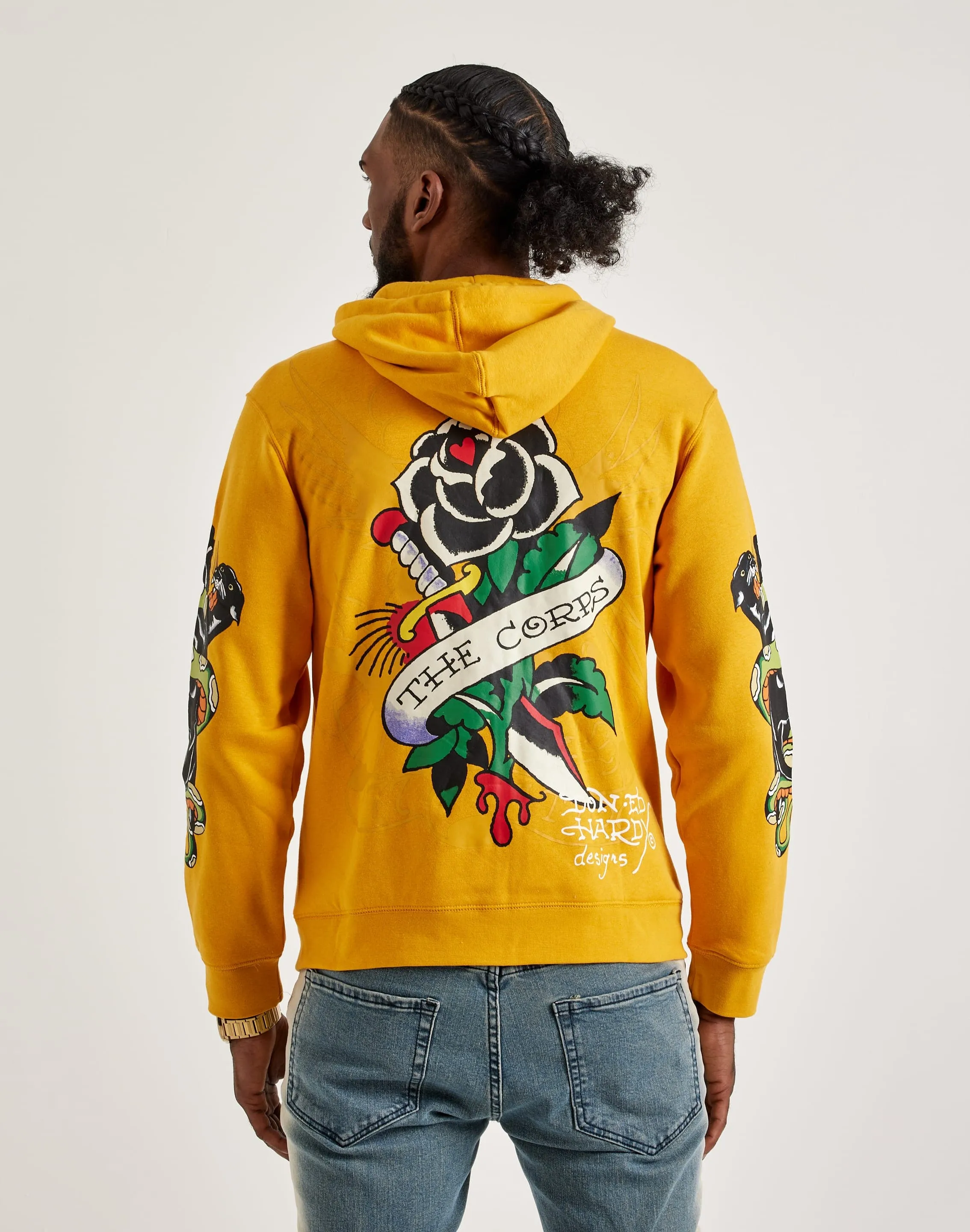 Ed Hardy Panther Snake Full-Zip Hoodie Sustainable production