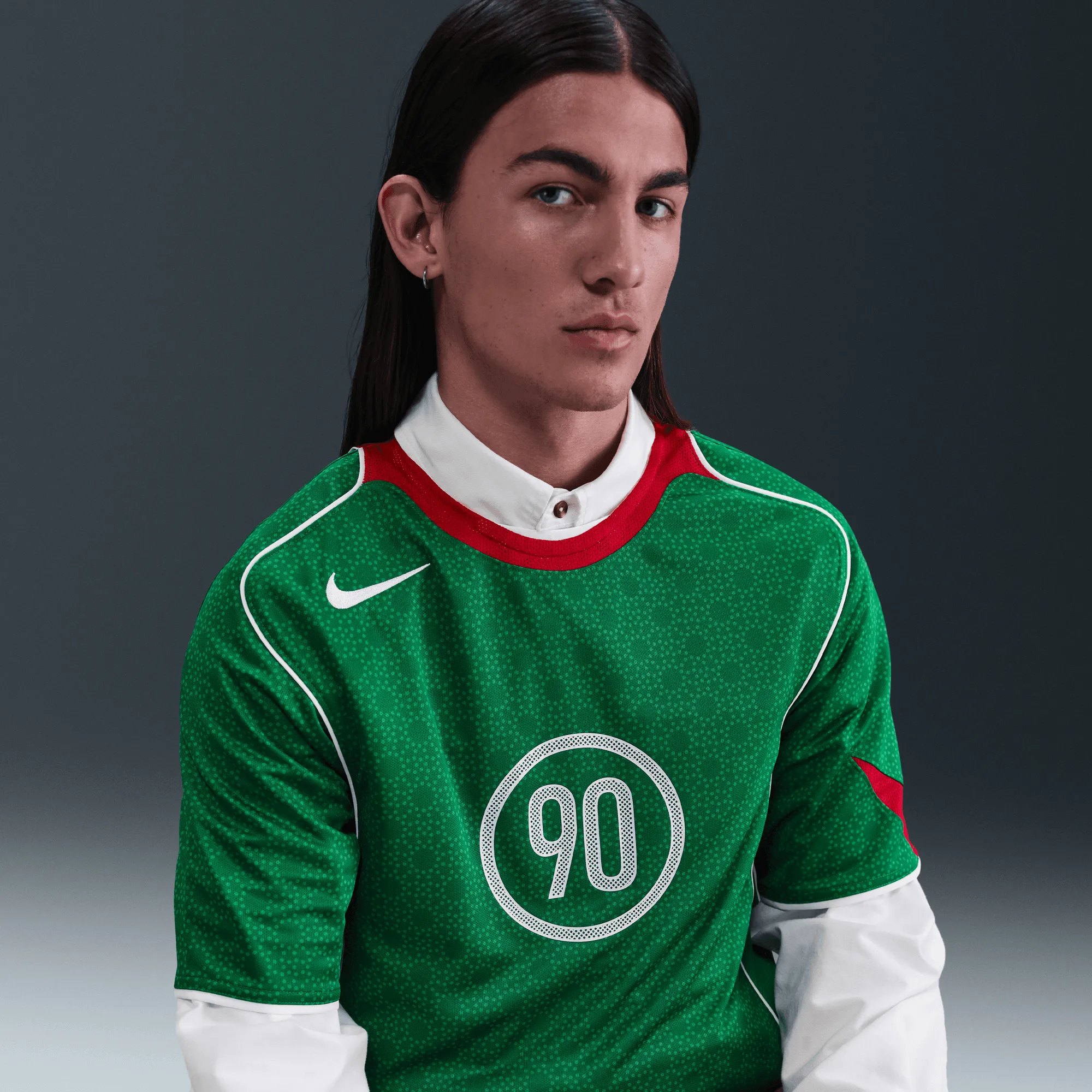 TOTAL 90 DRI-FIT SOCCER JERSEY - CLASSIC GREEN Neat Edge Forest Air