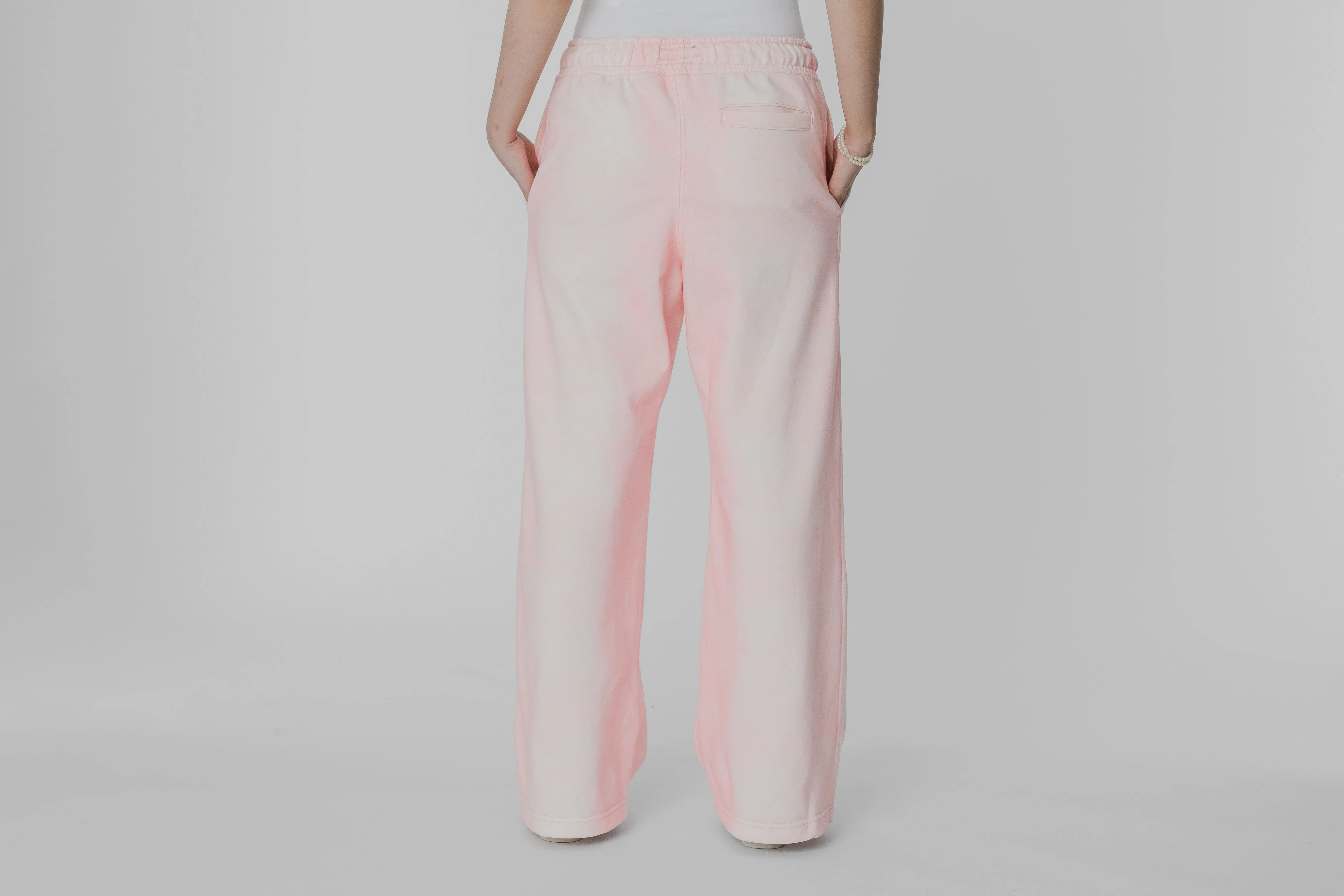 Laser Cut Edges Non Slip Waistband Lust Brand Pants 'Baby Pink'
