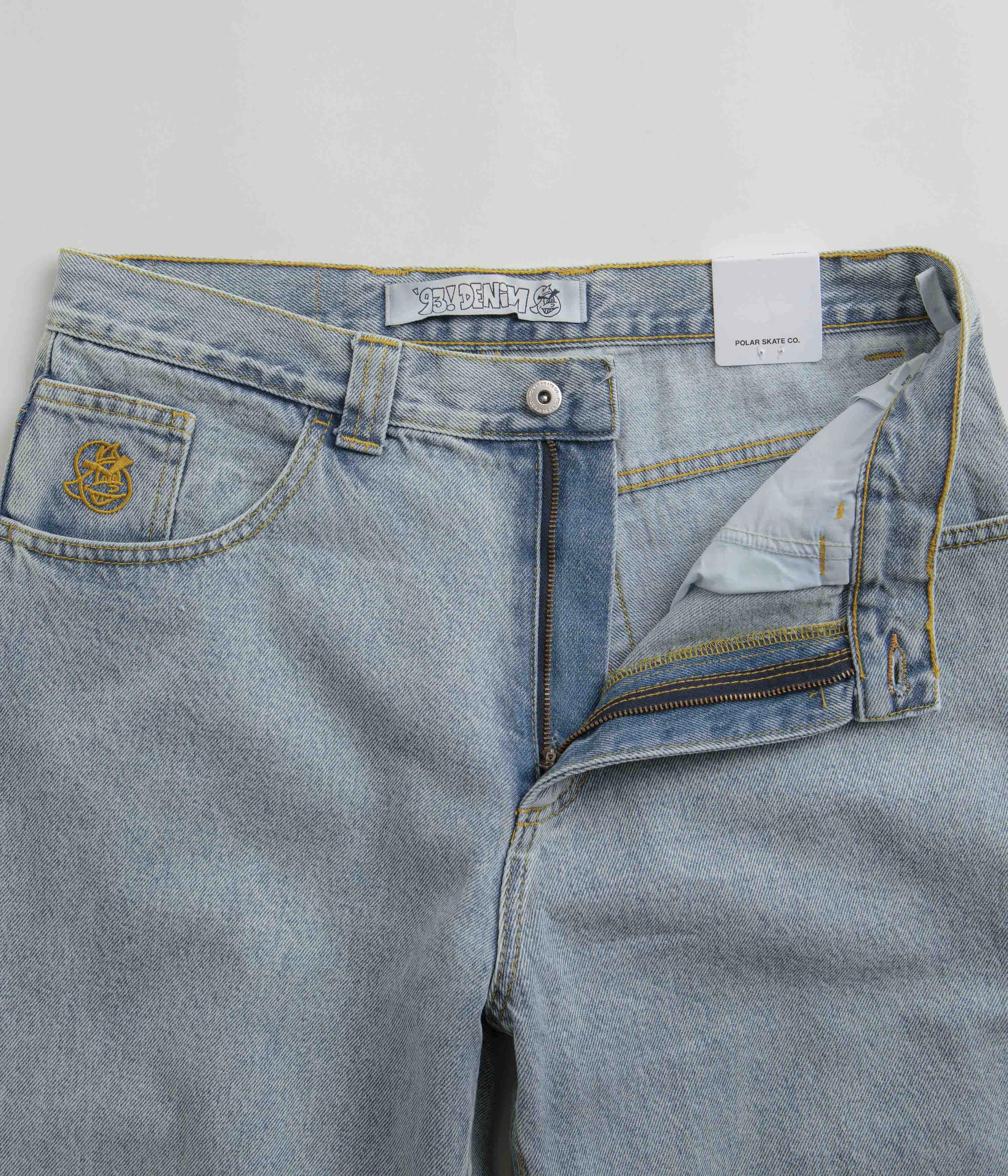 Polar 93 Jeans - Light Blue Reflective details