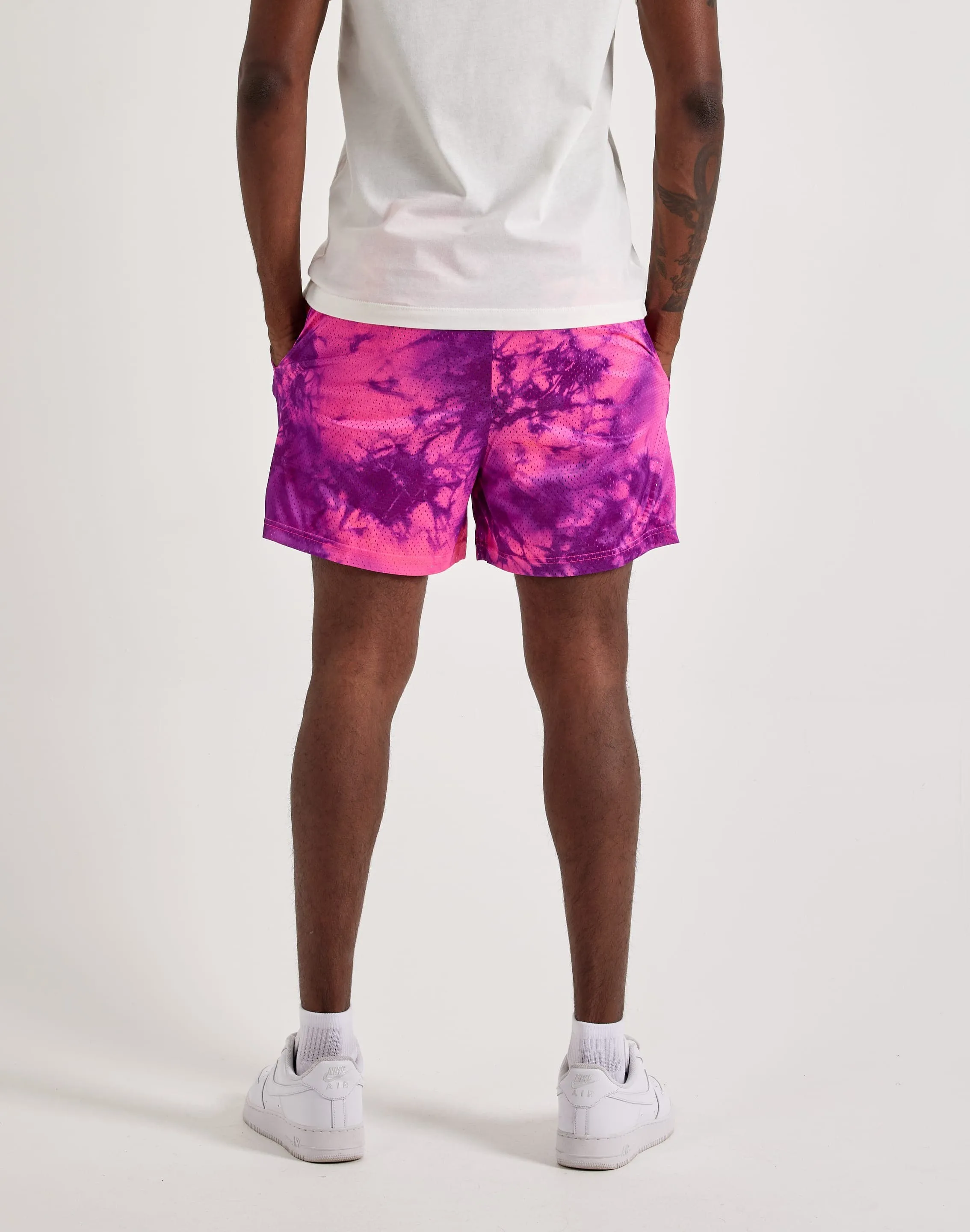 LowMaintenanceFabric Vented Panels Nike Practice Mesh Dri-FIT Basketball Shorts