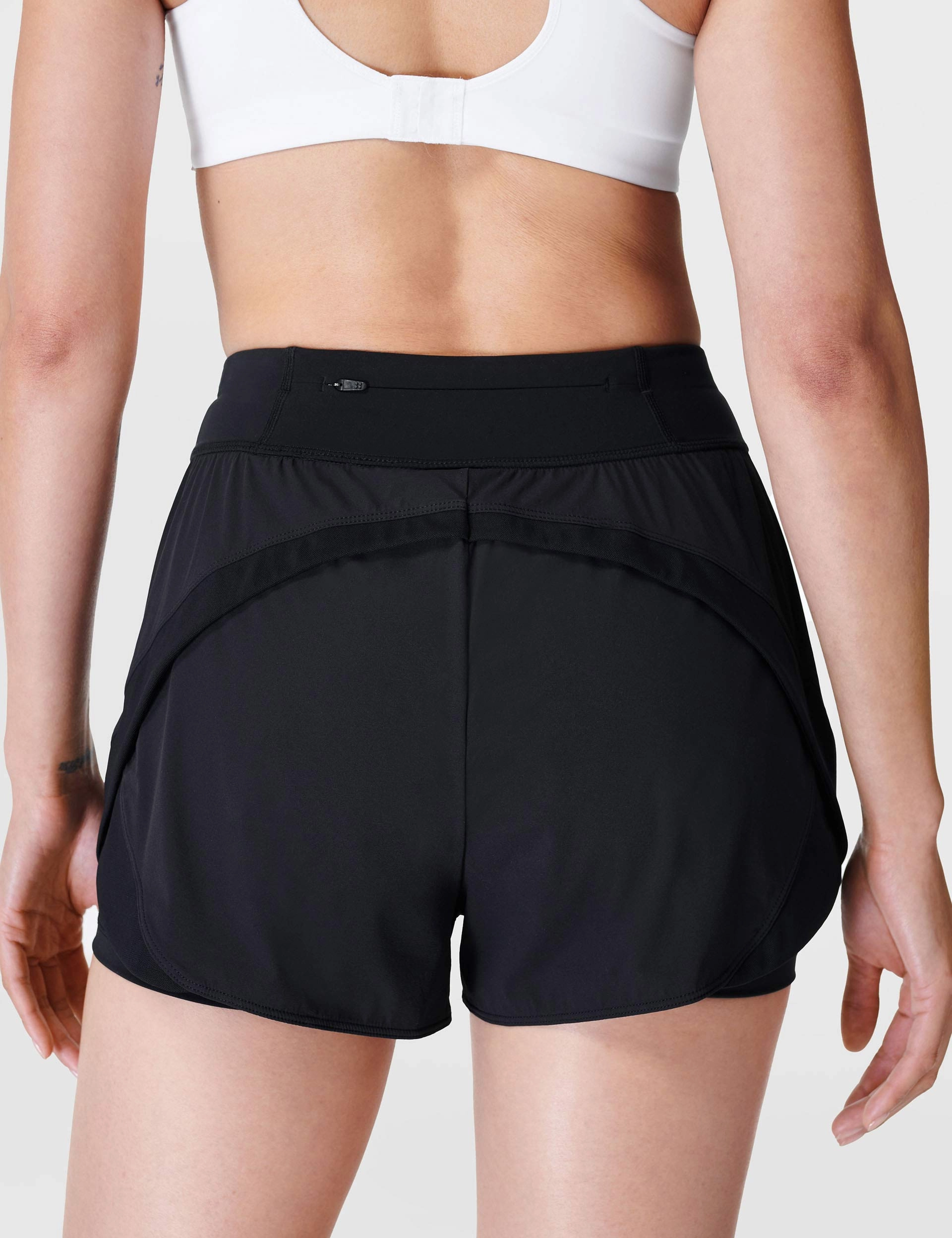 Tempo Run Shorts - Black Retroreflective Accents