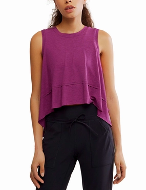 Stay Dry Enhanced Range Motion Tempo Tank - Deep Mulberry