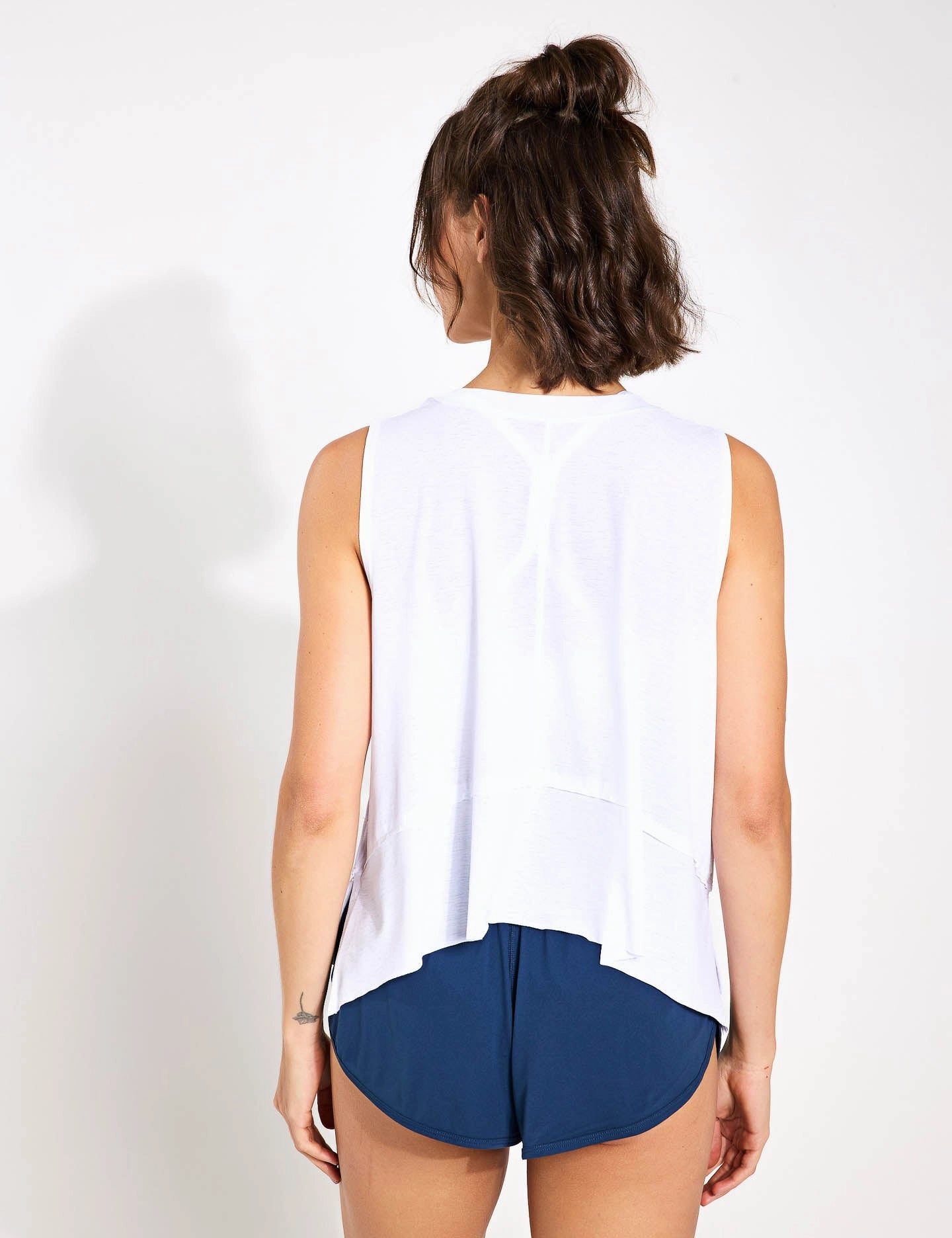 Tempo Tank - White Quick Drying Fabric