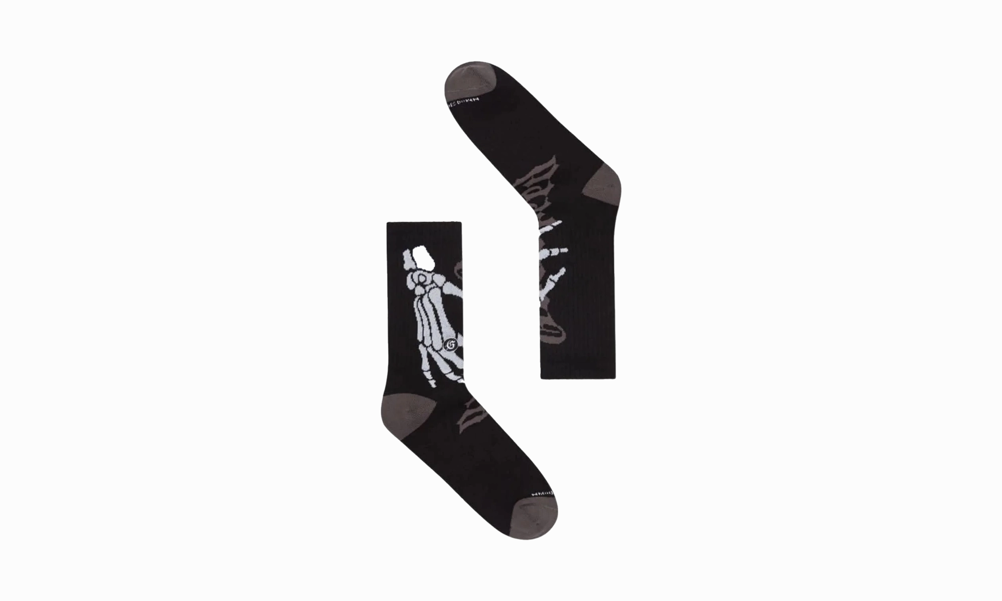 Ten Toes Down Socks "Black / Grey" RecycledBlend Velvet Soul