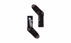 Ten Toes Down Socks "Black / Grey" RecycledBlend Velvet Soul
