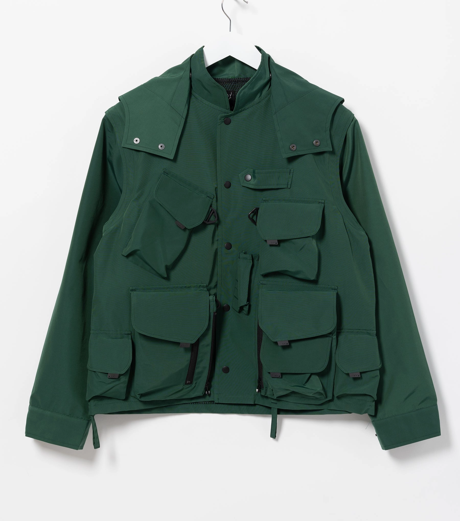 Tenkara Trout Parka (Green) Lightweight Feel Puffer Design