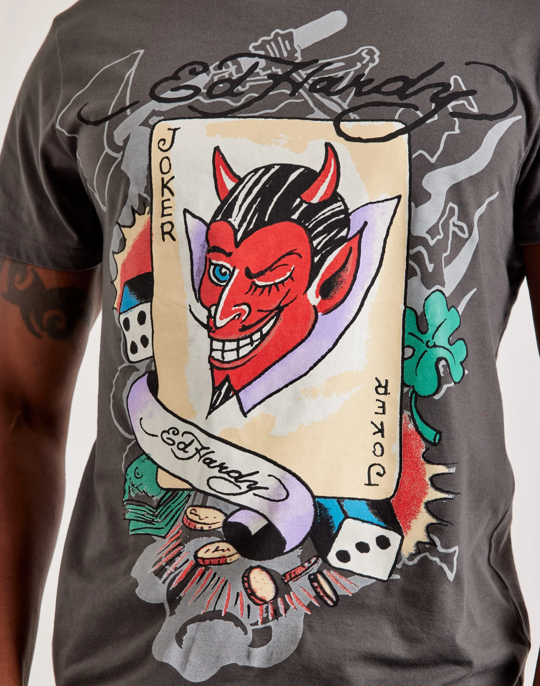 QuickDrying Fiber Ed Hardy Joker Tee