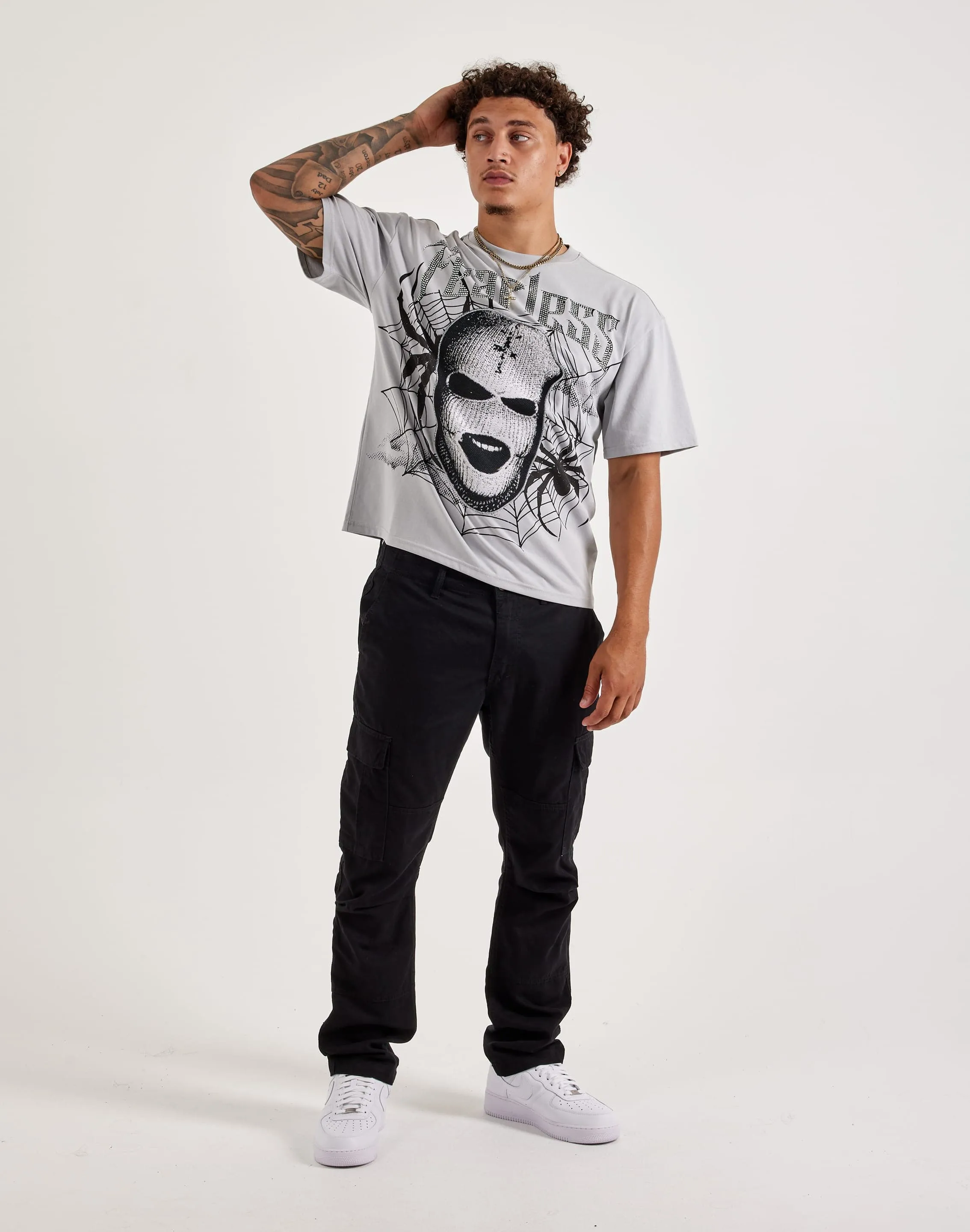 Majestik Spyder Web Tapestry Tee Music Mood