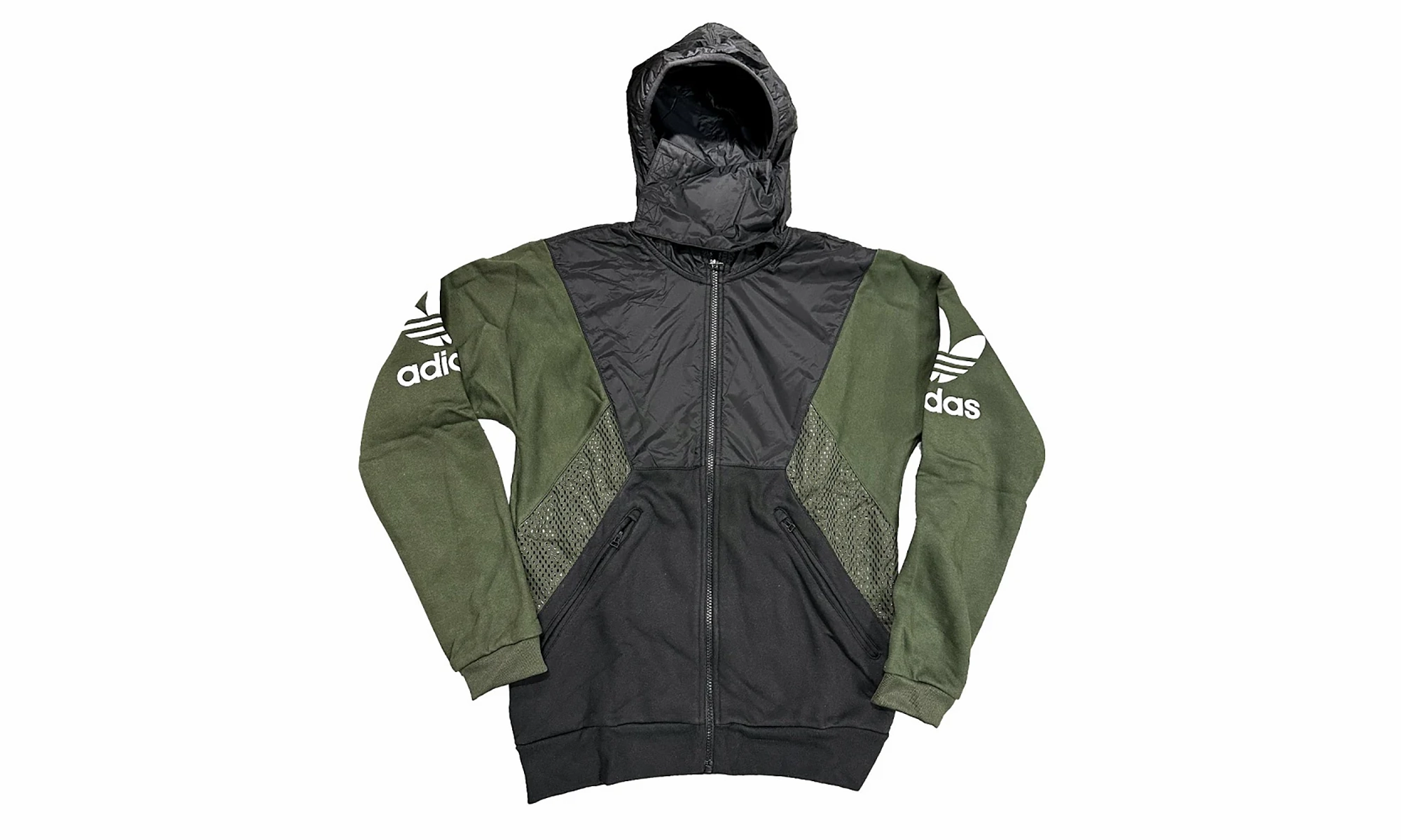 Antibacterial lining Teorado FZ Hooded Jacket "Black Green"