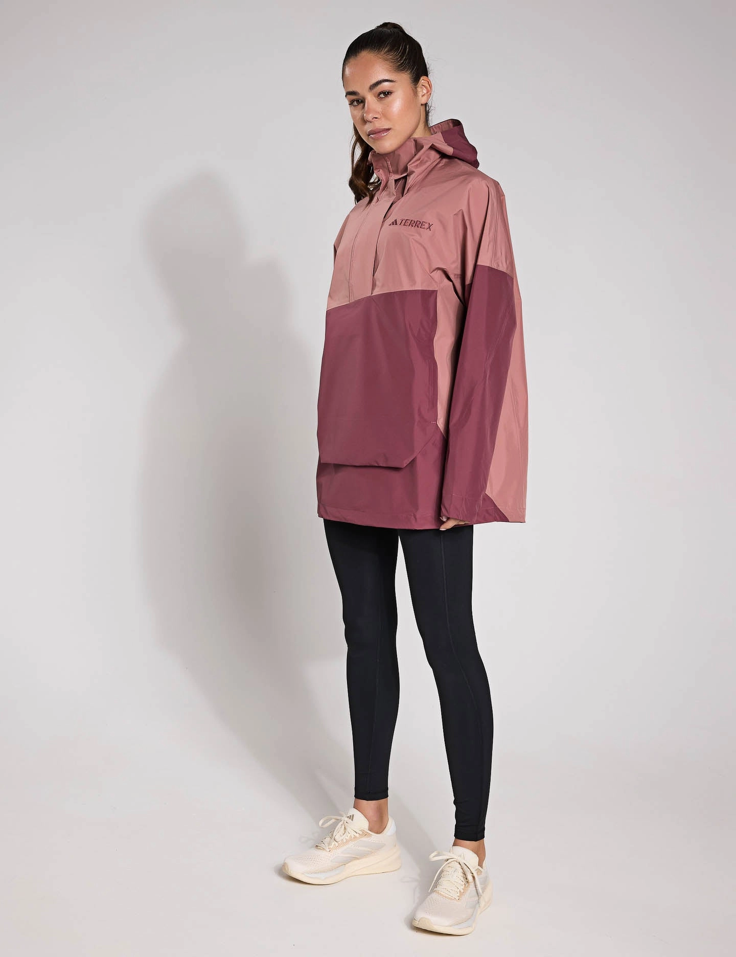 Terrex Xploric 2.5L Climaproof Anorak - Warm Clay Eco Friendly Textile UV Protection