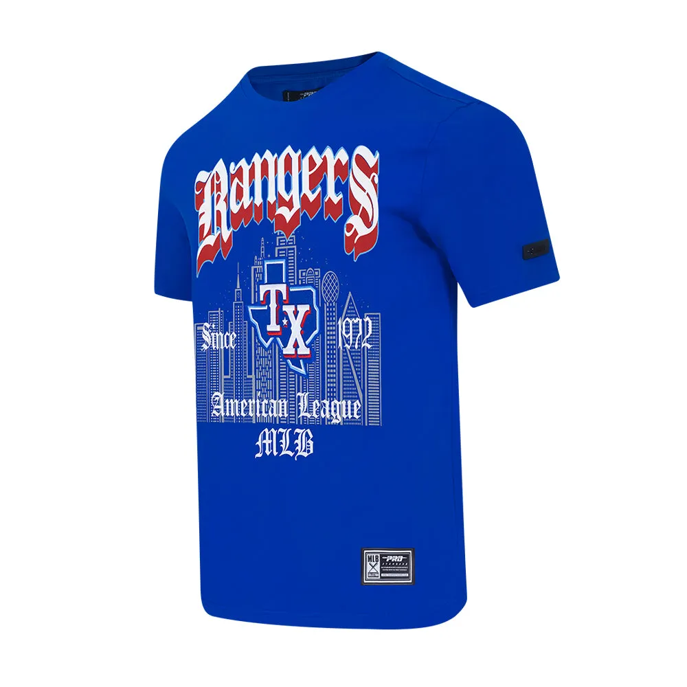 Texas Rangers Old English Tee -Mens Reflective accents